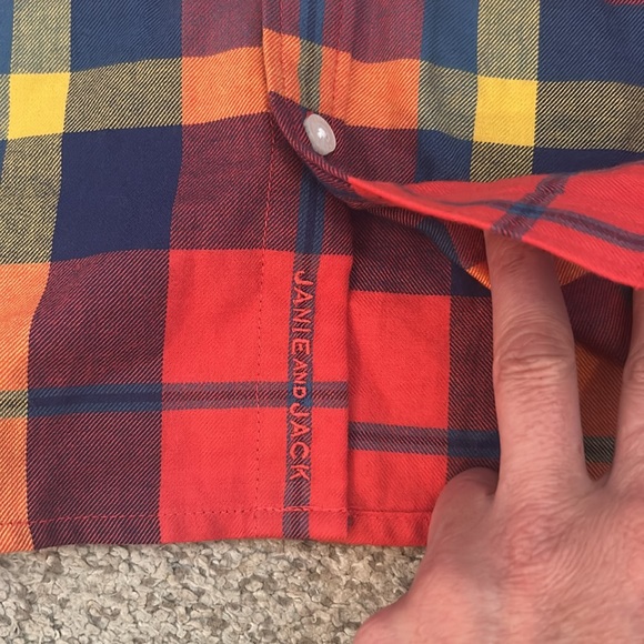 NWT Janie & Jack Plaid Shirt, 7 - Picture 3 of 8